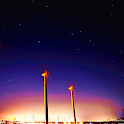 Night Windmill Live Wallpaper