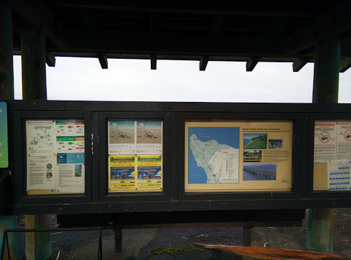 Shuttle Stop and Information Board