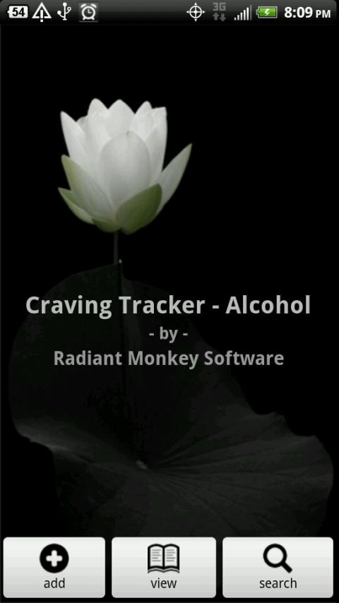 Android application Craving Tracker - Alcohol screenshort