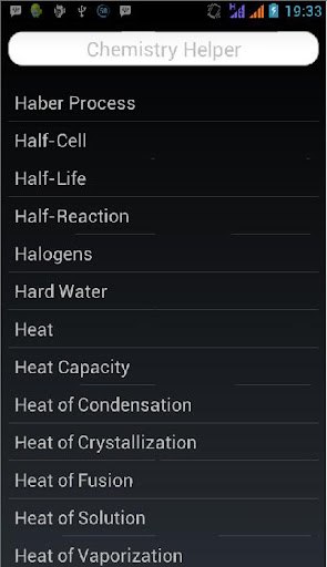 【免費教育App】Chemistry Helper-APP點子