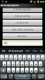 Somali Keyboard Plugin Screenshots 0