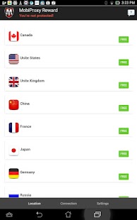 Mobiproxy - Free VPN Proxy Screenshot