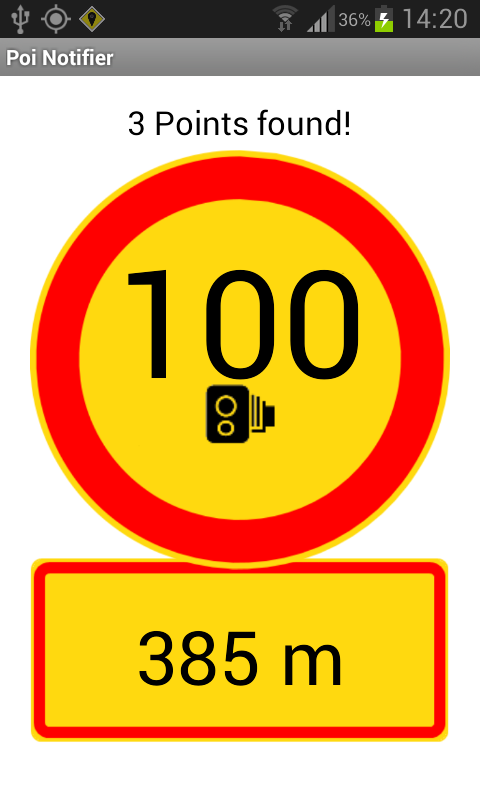 Poi Notifier Pro Screen 2