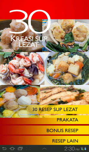 30 Kreasi Sup Lezat