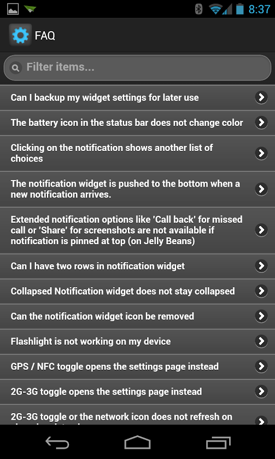 Power Toggles Android