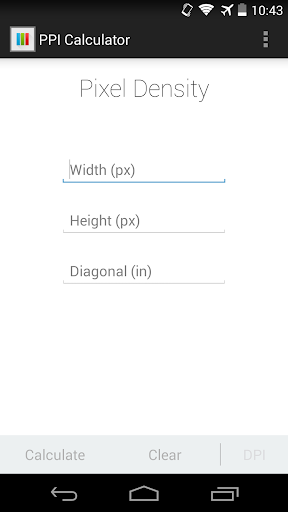 Pixels Per Inch Calculator