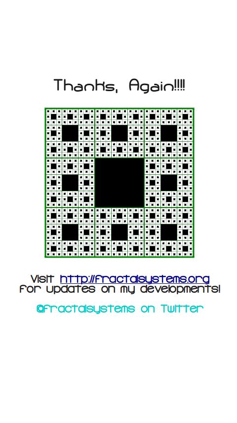 Fractal Systems Donation Screen 2