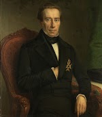 Portret van Johan Rudolf Thorbecke. Minister van Staat en minister van binnenlandse zaken. Johan Heinrich Neuman, 1852
