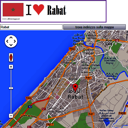 Rabat map