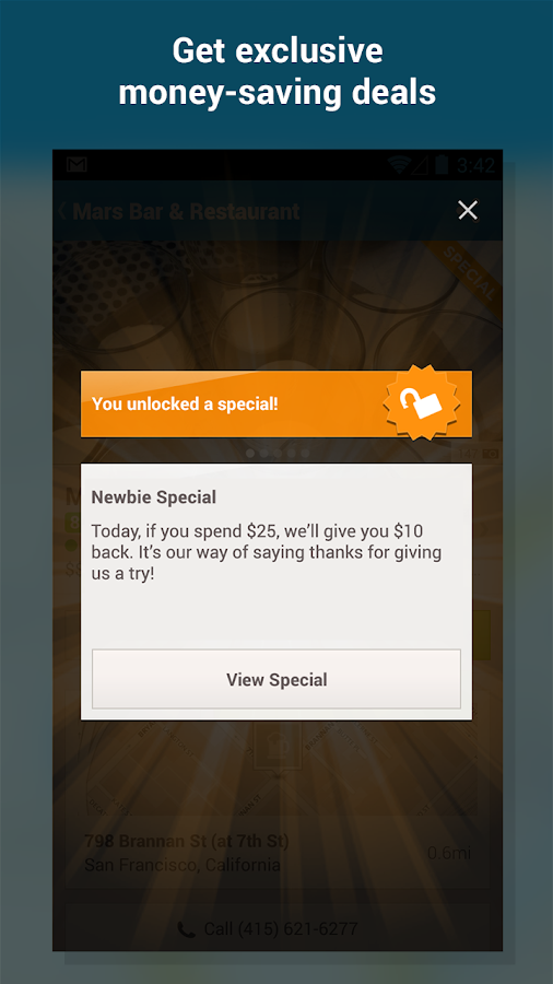 Foursquare - screenshot