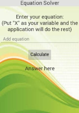 Equation Solver