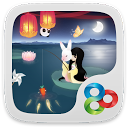 Water Lily GO Super Theme mobile app icon
