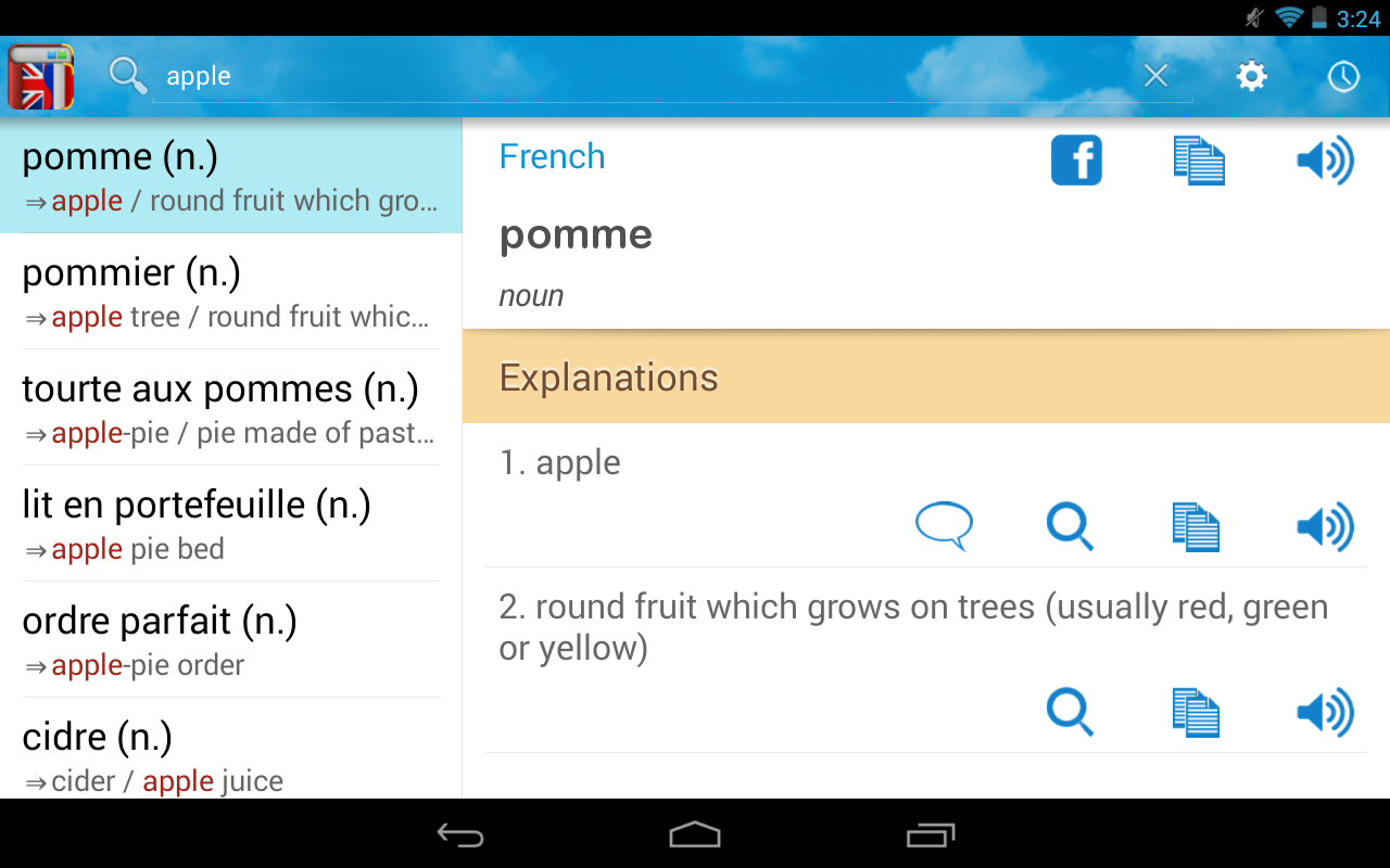 French English Dictionary Android Apps on Google Play