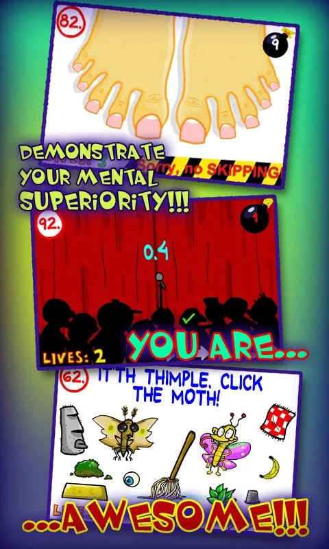 The Impossible Quiz! Screen 2