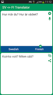 Swedish - Finnish Translator Screenshots 0
