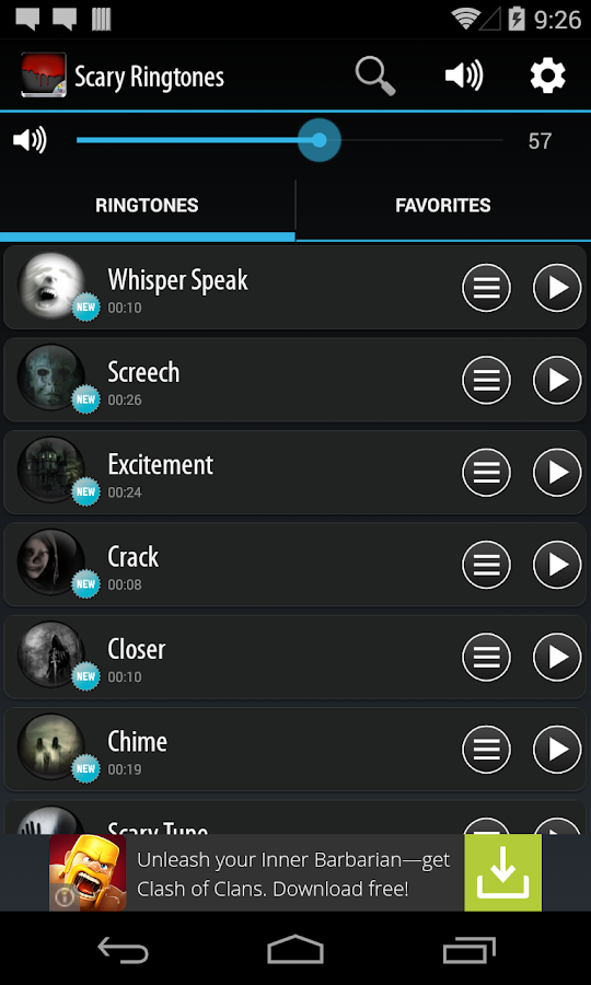 Scary Ringtones - Android Apps on Google Play