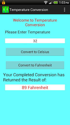 Temperature Conversion