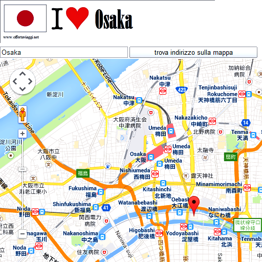 Osaka maps