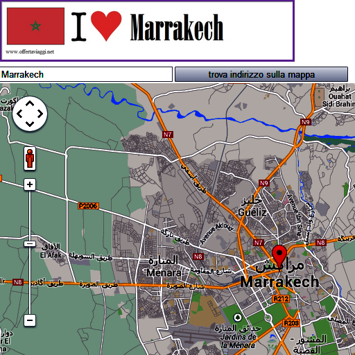Marrakech map