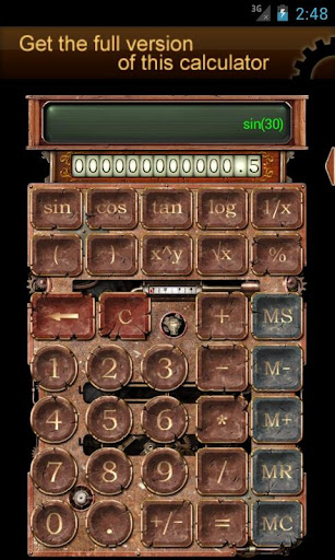 Steampunk Calculator Lite HD