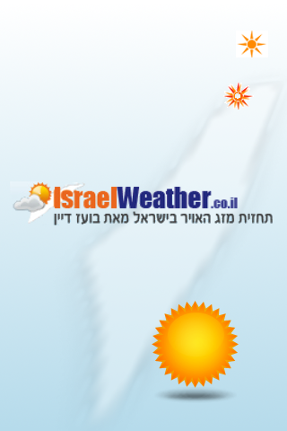 תחזית מזג האוויר בישראל