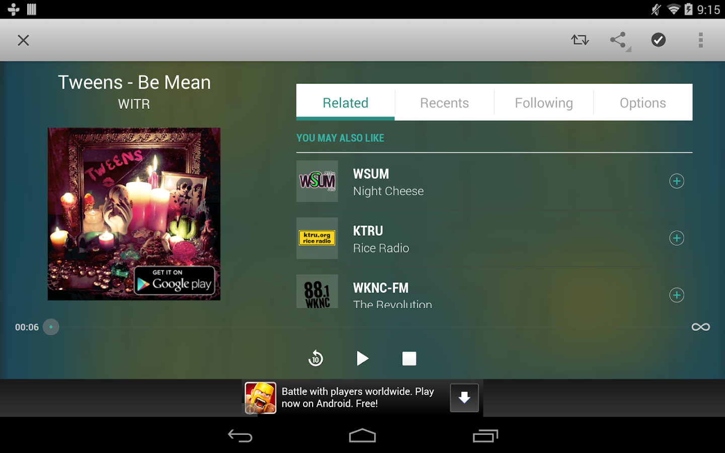 TuneIn Radio - screenshot