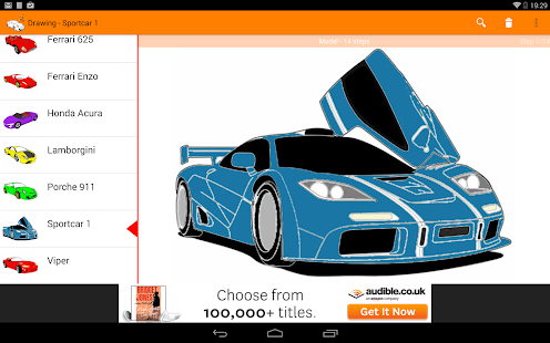How to draw super cars