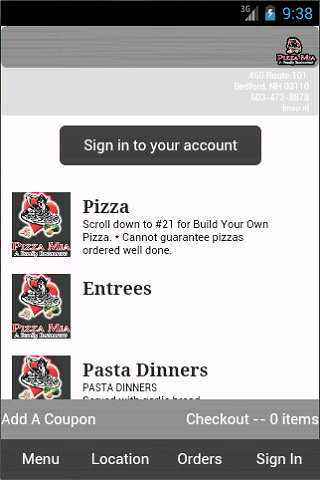 【免費生活App】Pizza Mia NH-APP點子