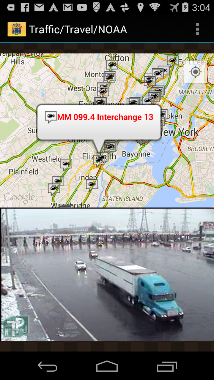 New Jersey Traffic Cameras Pro Screen 2