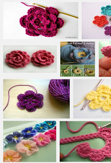 `Easy Crochet Flower Tutorialのおすすめ画像1