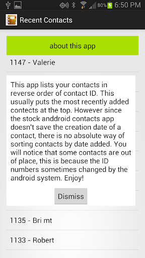 【免費生產應用App】Recent Contacts-APP點子