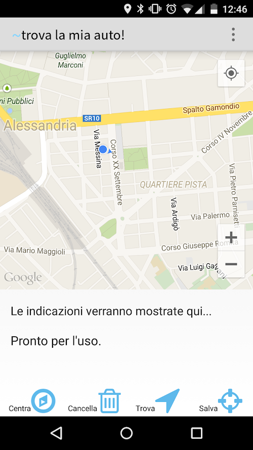 Android application Back to my car PRO!! screenshort