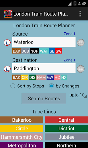London Train Route Planner