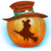 Happy Halloween Witch Theme  Icon