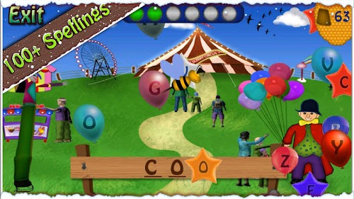 Android application Spelling Bee screenshort