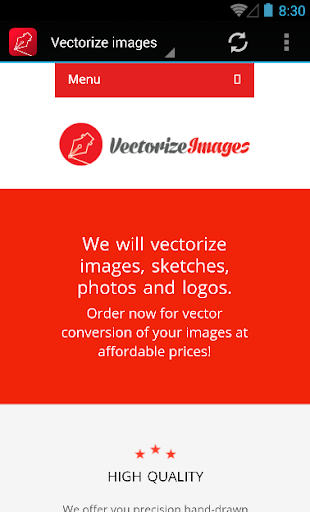 Vectorize images