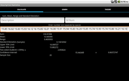 【免費教育App】Descriptive Statistics Tools-APP點子