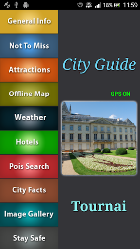 Tournai Offline Map Guide