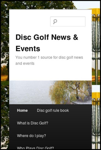 Disc Golf News and Events