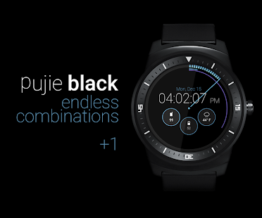 Pujie Black Watch Face Screenshots 6