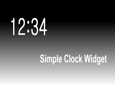 Download Simple Digital Clock Widget APK