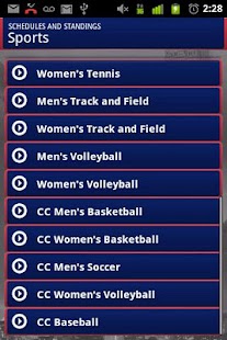 CUNY Athletic Conference Screenshots 2