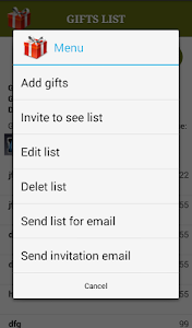 Gifts List screenshot 5