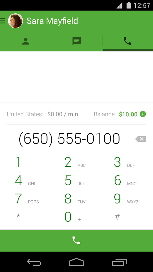 Hangouts Dialer - screenshot