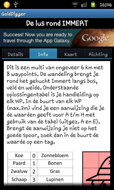    GoldDigger (Geocaching)- screenshot  