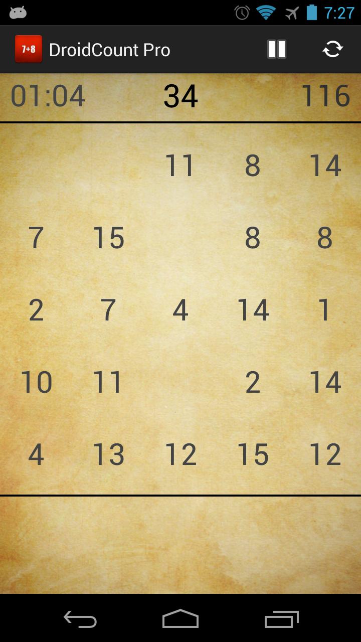 DroidCount! NEW! Screen 3