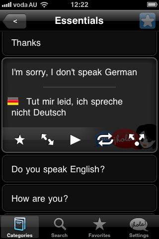 Lingopal German Screen 1