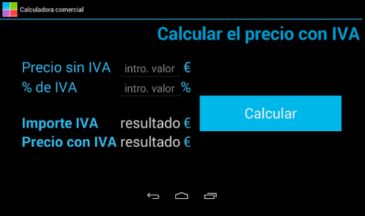 【免費生產應用App】Calculadora Comercial-APP點子