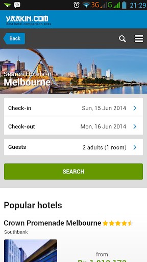 Melbourne Hotels Comparison