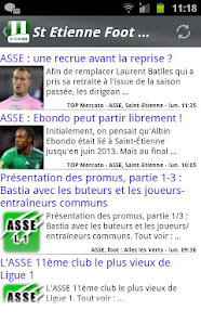 Saint-Etienne Foot News(圖3)-速報App